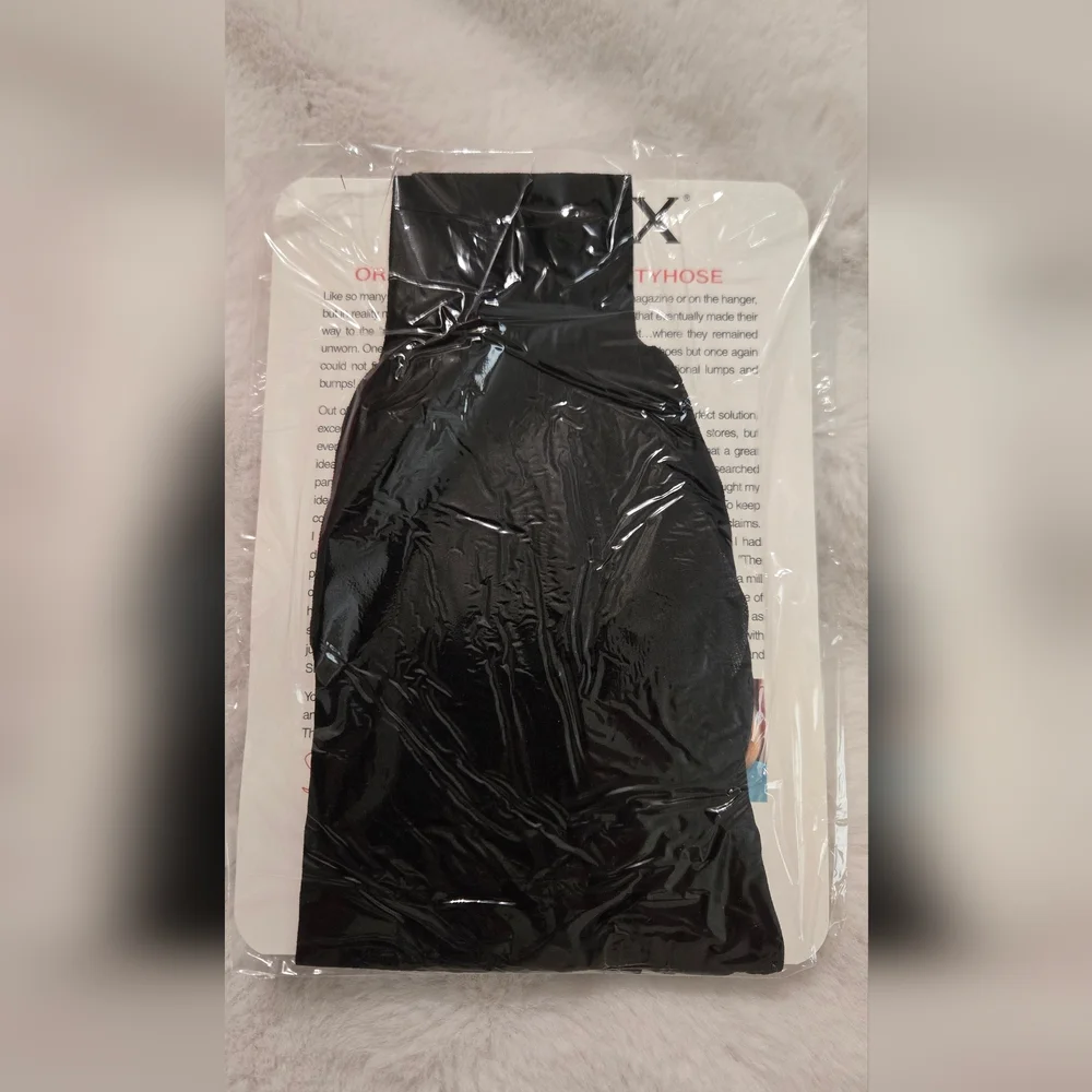 Spanx Sara Blakely Footless Bodyshaping Pantyhose Control Top Black Size B New